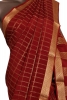 Pure Double Checks Zari Mysore Crepe Silk Saree